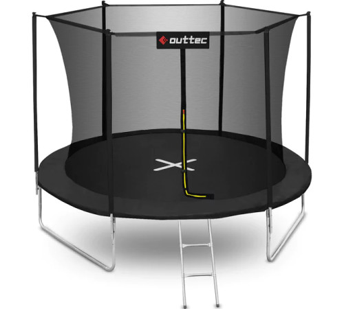 Батут OUTTEC Inside Net з внутрішньою сіткою 10 футів 305 см чорний Батут OUTTEC Inside Net з внутрішньою сіткою 10 футів 305 см чорний