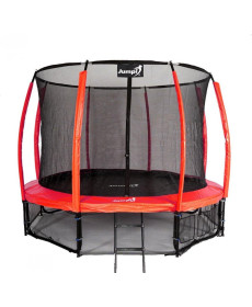 Батут Jumpi Maxy Comfort Plus з внутрішньою сіткою 12,5 футів 374 см червоний