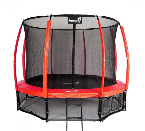 Батут Jumpi Maxy Comfort Plus з внутрішньою сіткою 12,5 футів 374 см червоний Батут Jumpi Maxy Comfort Plus з внутрішньою сіткою 12,5 футів 374 см червоний