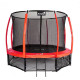 Батут Jumpi Maxy Comfort Plus з внутрішньою сіткою 12,5 футів 374 см червоний