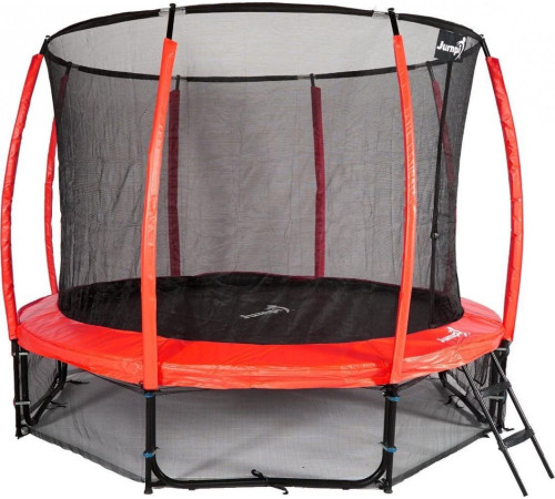 Батут Jumpi Maxy Comfort Plus з внутрішньою сіткою 12,5 футів 374 см червоний Батут Jumpi Maxy Comfort Plus з внутрішньою сіткою 12,5 футів 374 см червоний
