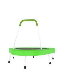  Батут WCG Frog з поручнем 114 см зелений
