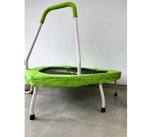 Батут WCG Frog з поручнем 114 см зелений