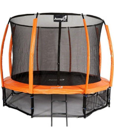 Батут Jumpi Maxy Comfort Plus з внутрішньою сіткою 12,5 футів 374 см помаранчевий