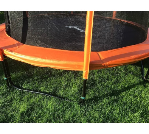 Батут Jumpi Maxy Comfort Plus з внутрішньою сіткою 12,5 футів 374 см помаранчевий Батут Jumpi Maxy Comfort Plus з внутрішньою сіткою 12,5 футів 374 см помаранчевий