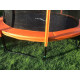 Батут Jumpi Maxy Comfort Plus з внутрішньою сіткою 12,5 футів 374 см помаранчевий