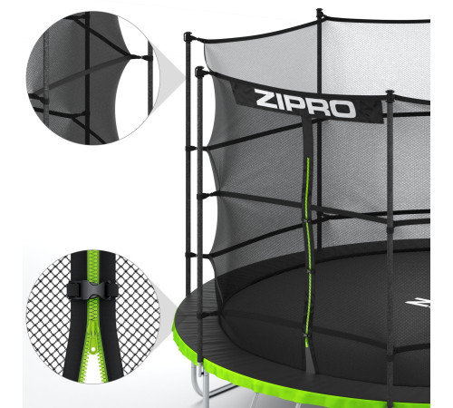 Батут Zipro Jump Pro 8" з внутрішньою сіткою 252 см