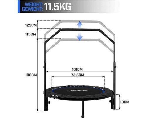 Батут Physionics JG869143.5 FT101 см