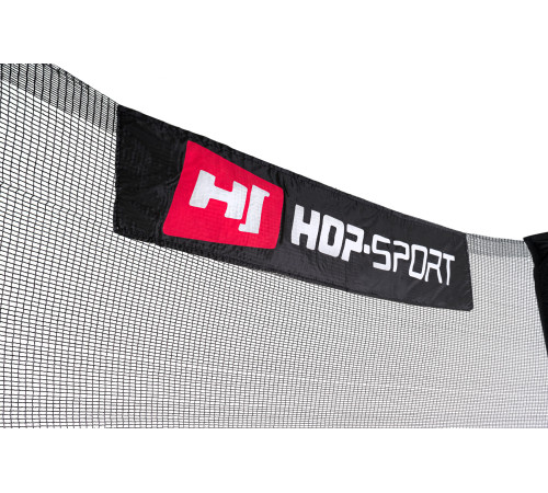 Батут Hop-Sport 10ft (305см) чорно-синій з зовнішньою сіткою (4 ноги)