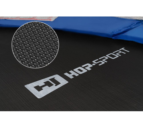 Батут Hop-Sport 10ft (305см) чорно-синій з зовнішньою сіткою (4 ноги)