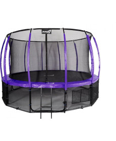 Батут Jumpi Maxy Comfort Plus з внутрішньою сіткою 16 футів 487 см фіолетовий