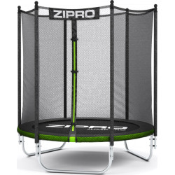 Батут Zipro Jump Pro OUT з зовнішньою сіткою 4 фути 127 см чорно-зелений