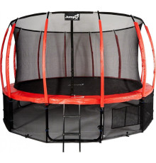 Батут Jumpi Maxy Comfort Plus з внутрішньою сіткою 16 футів 487 см червоний