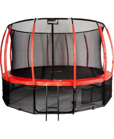 Батут Jumpi Maxy Comfort Plus з внутрішньою сіткою 16 футів 487 см червоний