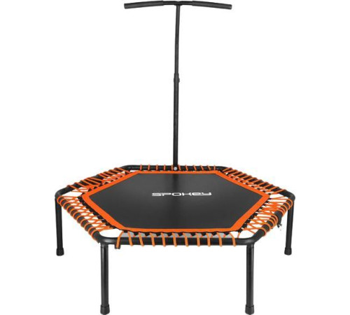 Батут для фітнесу Spokey Jumper Mini 4 фути 120 см чорно-помаранчевий Батут для фітнесу Spokey Jumper Mini 4 фути 120 см чорно-помаранчевий