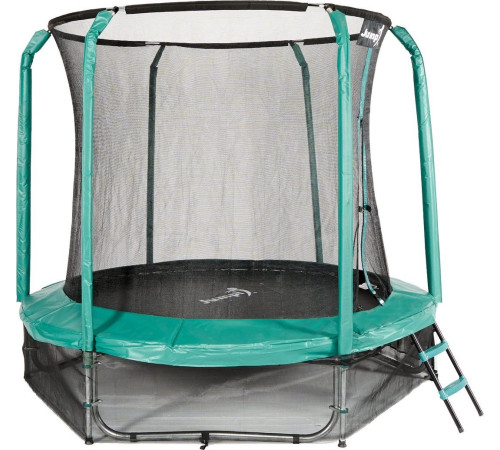Батут Jumpi Maxy Comfort з внутрішньою сіткою 244 см зелений Батут Jumpi Maxy Comfort з внутрішньою сіткою 244 см зелений