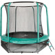 Батут Jumpi Maxy Comfort з внутрішньою сіткою 244 см зелений