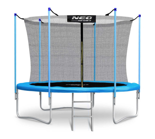 Батут Neo-Sport NS-08W181 з внутрішньою сіткою 8 футів 252 см бакитний Батут Neo-Sport NS-08W181 з внутрішньою сіткою 8 футів 252 см бакитний