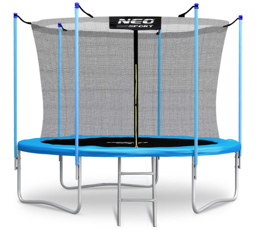 Батут Neo-Sport NS-08W181 з внутрішньою сіткою 8 футів 252 см бакитний Батут Neo-Sport NS-08W181 з внутрішньою сіткою 8 футів 252 см бакитний