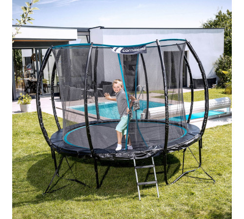 Батут Cornilleau Spring з внутрішньою сіткою 305 см чорний Батут Cornilleau Spring з внутрішньою сіткою 305 см чорний