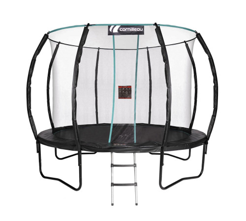 Батут Cornilleau Spring з внутрішньою сіткою 366 см чорний Батут Cornilleau Spring з внутрішньою сіткою 366 см чорний