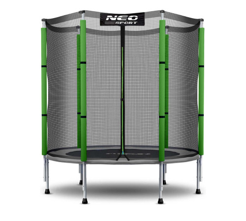 Батут Neo-Sport NS-04Z240F з зовнішньою сіткою 4,5 фути 140 см зелений Батут Neo-Sport NS-04Z240F з зовнішньою сіткою 4,5 фути 140 см зелений