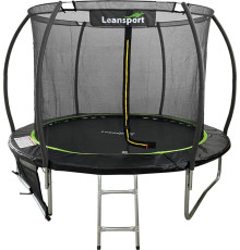 Батут Lean Sport 8343 з внутрішньою сіткою 8 футів 244 см чорний
