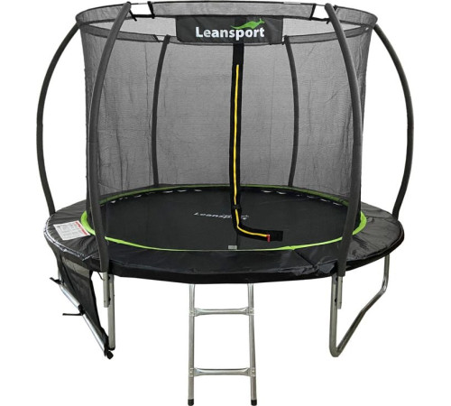 Батут Lean Sport 8343 з внутрішньою сіткою 8 футів 244 см чорний Батут Lean Sport 8343 з внутрішньою сіткою 8 футів 244 см чорний