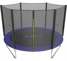 Батут Halo-Fit Standard з зовнішньою сіткою 10 футів 305 см чорно-синій