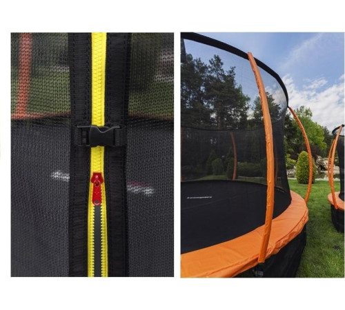 Батут Lean Sport 10656 з внутрішньою сіткою 16 футів 487 см чорно-помаранчевий Батут Lean Sport 10656 з внутрішньою сіткою 16 футів 487 см чорно-помаранчевий