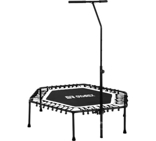 Батут для фітнесу Gymrex fitness GR-HT110B з поручнем 4 фути 124 см чорний Батут для фітнесу Gymrex fitness GR-HT110B з поручнем 4 фути 124 см чорний