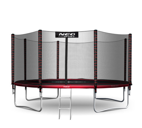 Trampolina ogrodowa 12ft/374cm z siatką zewnętrzną i drabinką Neo-Sport Trampolina ogrodowa 12ft/374cm z siatką zewnętrzną i drabinką Neo-Sport