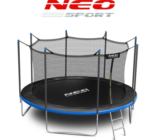 Батут Neo-Sport з внутрішньою сіткою 13 футів 404 см чорно-синій Батут Neo-Sport з внутрішньою сіткою 13 футів 404 см чорно-синій