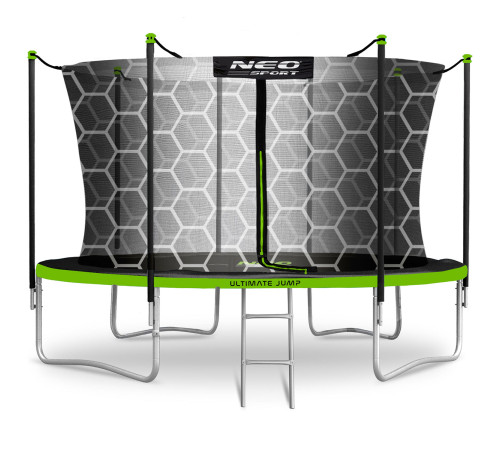 Trampolina ogrodowa 13ft/404cm z siatką wewnętrzną i drabinką Neo-Sport Trampolina ogrodowa 13ft/404cm z siatką wewnętrzną i drabinką Neo-Sport