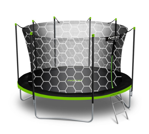 Trampolina ogrodowa 13ft/404cm z siatką wewnętrzną i drabinką Neo-Sport Trampolina ogrodowa 13ft/404cm z siatką wewnętrzną i drabinką Neo-Sport