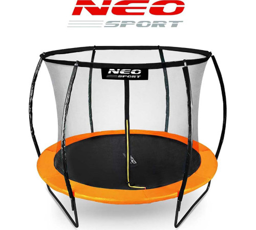 Батут Neo-Sport з внутрішньою сіткою 10 футів 312 см чорно-помаранчевий Батут Neo-Sport з внутрішньою сіткою 10 футів 312 см чорно-помаранчевий