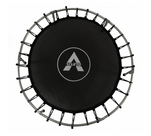 Батут Atleto 140 см, з сіткою, червоний Батут Atleto 140 см, з сіткою, червоний