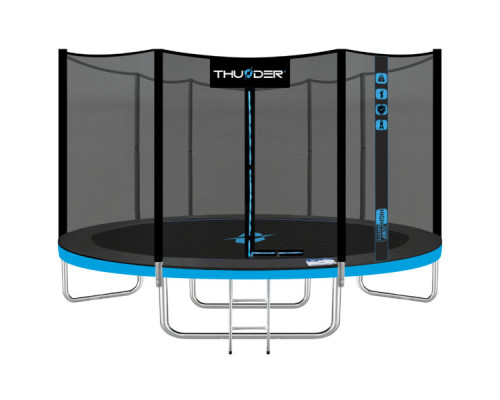 Батут THUNDER OUTSIDE PRO 12FT блакитний