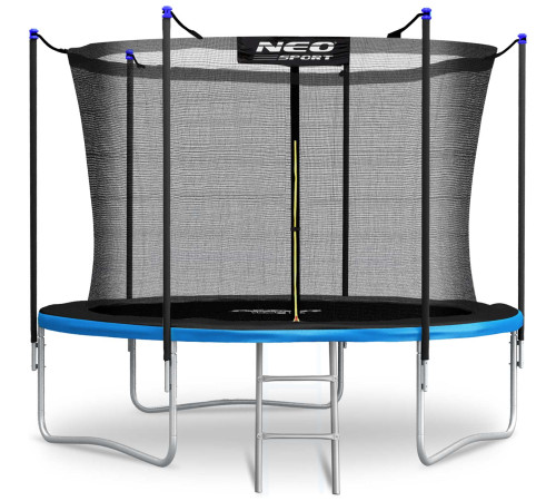 Батут Neo-Sport з внутрішньою сіткою 10 футів 312 см чорно-синій Батут Neo-Sport з внутрішньою сіткою 10 футів 312 см чорно-синій