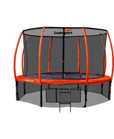 Батут Lean Sport Best з внутрішньою сіткою 10 футів 305 см помаранчевий