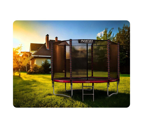 Trampolina ogrodowa 8ft/252cm z siatką zewnętrzną i drabinką Neo-Sport Trampolina ogrodowa 8ft/252cm z siatką zewnętrzną i drabinką Neo-Sport