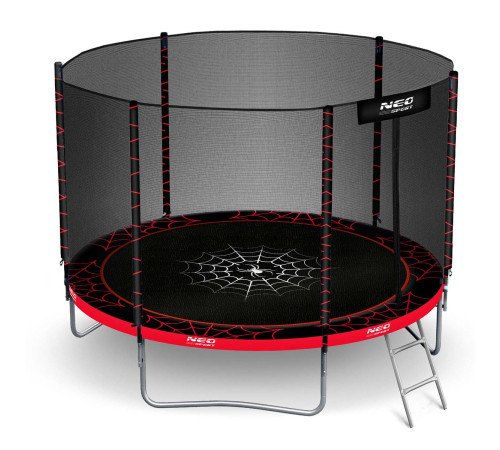 Trampolina ogrodowa 8ft/252cm z siatką zewnętrzną i drabinką Neo-Sport Trampolina ogrodowa 8ft/252cm z siatką zewnętrzną i drabinką Neo-Sport