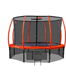 Батут Lean Sport Best з внутрішньою сіткою 14 футів 426 см помаранчевий