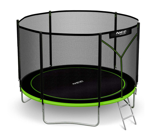 Trampolina ogrodowa 8ft/252cm z siatką zewnętrzną i drabinką Neo-Sport Trampolina ogrodowa 8ft/252cm z siatką zewnętrzną i drabinką Neo-Sport