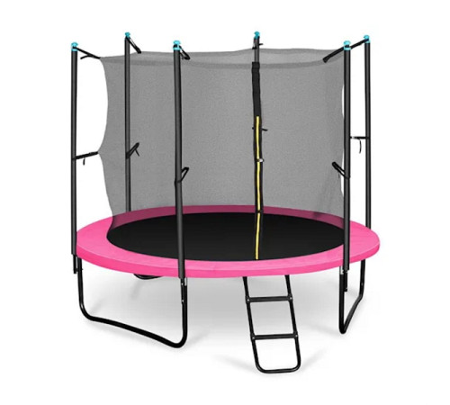 Батут KLARFIT Rocketgirl 250 см Рожевий Батут KLARFIT Rocketgirl 250 см Рожевий