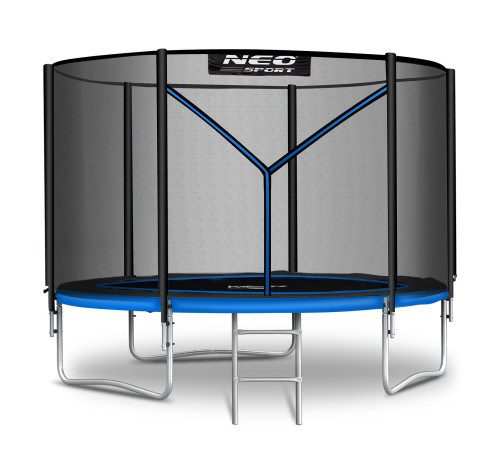 Trampolina ogrodowa 8ft/252cm z siatką zewnętrzną i drabinką Neo-Sport Trampolina ogrodowa 8ft/252cm z siatką zewnętrzną i drabinką Neo-Sport