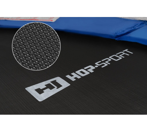 Батут Hop-Sport 8ft (244см) з внутрішньою сіткою, синій