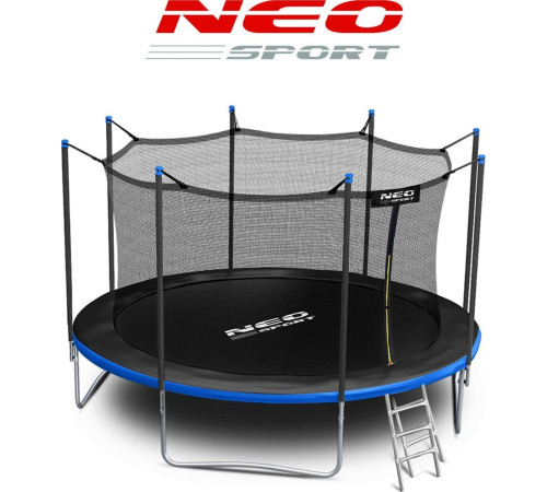 Батут Neo-Sport з внутрішньою сіткою 15 футів 465 см чорно-синій Батут Neo-Sport з внутрішньою сіткою 15 футів 465 см чорно-синій