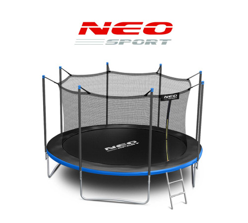 Батут Neo-Sport з внутрішньою сіткою 12 футів 374 см чорно-синій Батут Neo-Sport з внутрішньою сіткою 12 футів 374 см чорно-синій