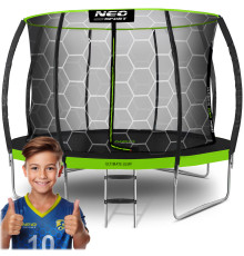 Trampolina ogrodowa profilowana 14ft/435cm z siatką wewnętrzną Neo-Sport